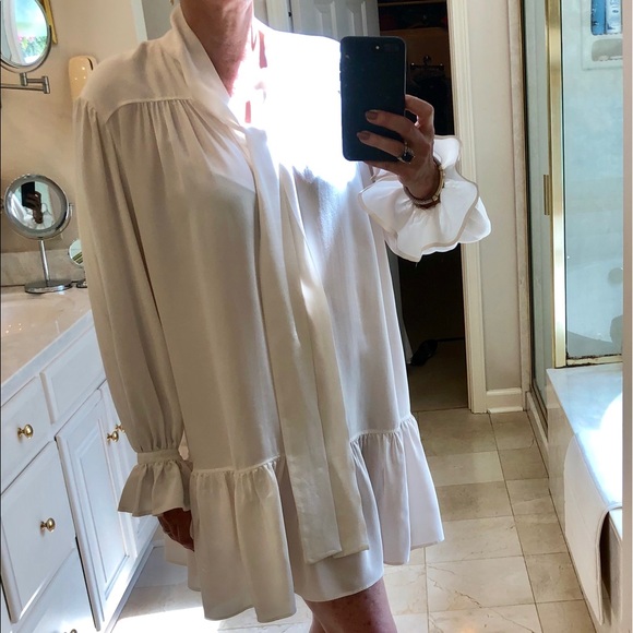 BCBGMaxAzria White Mini Dress - Picture 3 of 12